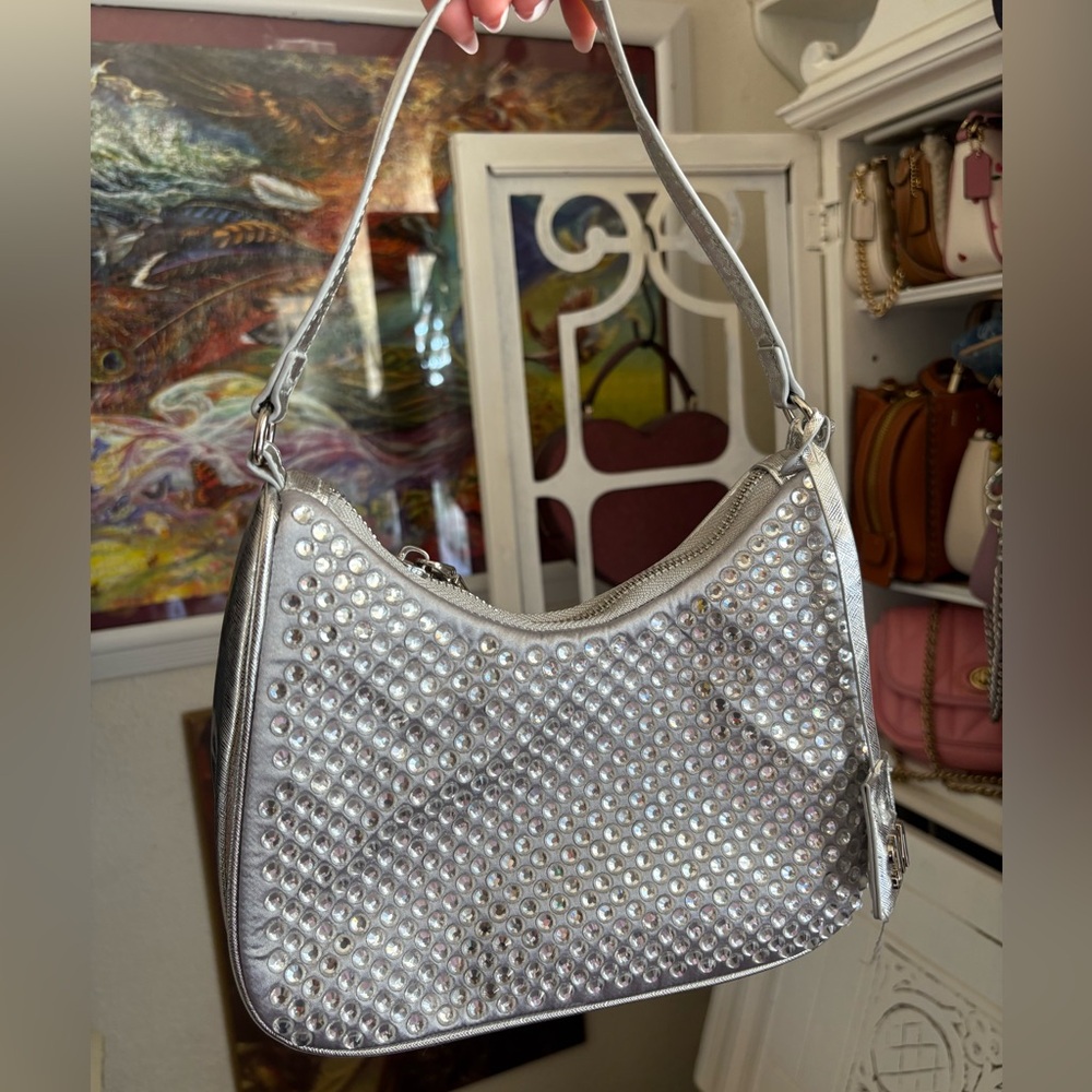 Steve Madden Rhinestone shoulder Bags - Picture 4 of 7